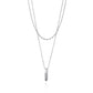 Gold Layered Faceted Pendant Necklace – Stainless Steel | KINGKA