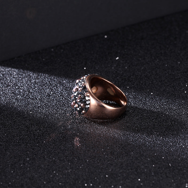 Women Ring Crystal Dome - KINGKA Jewelry