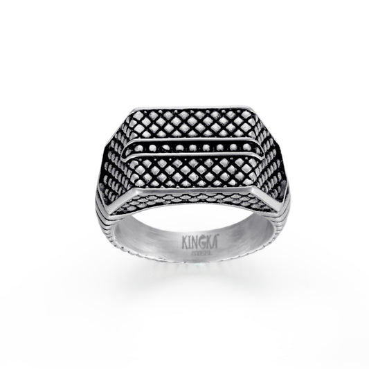Men's Signet Ring Reptile - KINGKA Jewelry