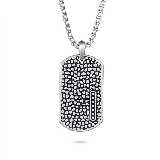 Men's Dog Tag Necklace Reptile - KINGKA Jewelry
