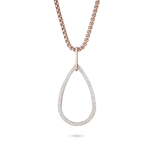 Women Pendant Necklace Sector Hoop - KINGKA Jewelry